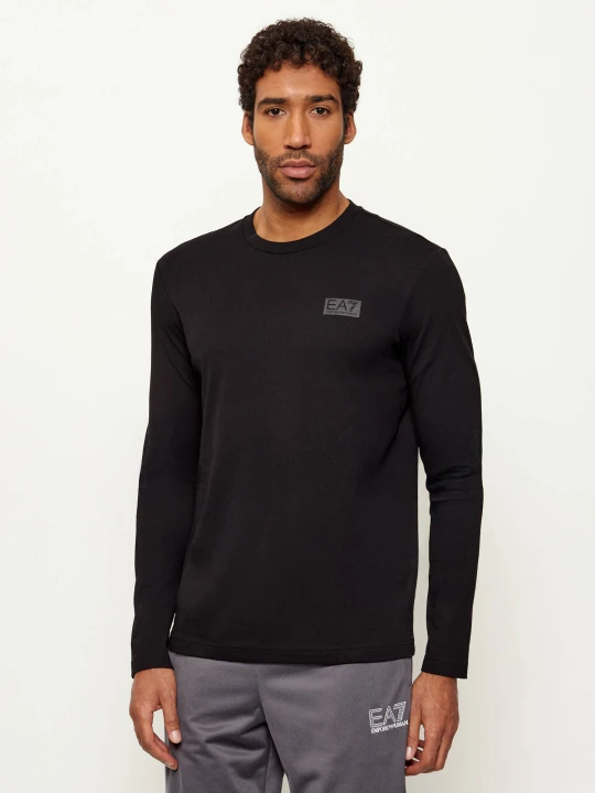 Zdjęcie produktu EA7 Longsleeve | Regular Fit czarny