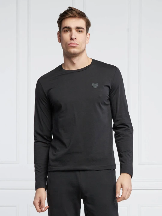 Zdjęcie produktu EA7 Longsleeve | Regular Fit czarny