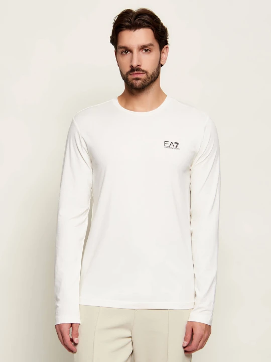 Zdjęcie produktu EA7 Longsleeve | Slim Fit kremowy