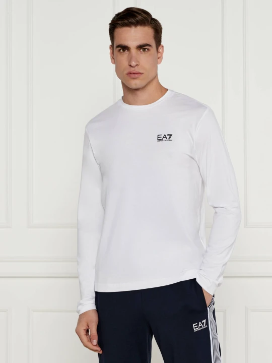 Zdjęcie produktu EA7 Longsleeve | Slim Fit biały