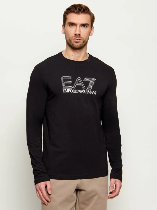 Zdjęcie produktu EA7 Longsleeve | Slim Fit czarny