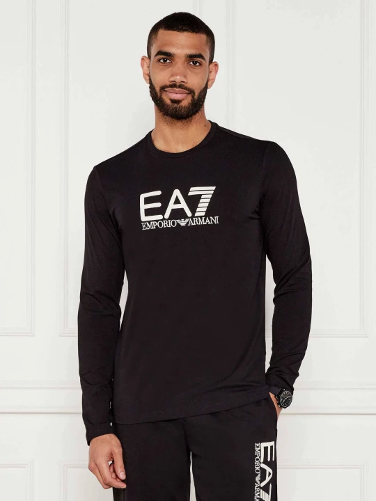 Zdjęcie produktu EA7 Longsleeve | Slim Fit czarny