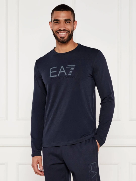 Zdjęcie produktu EA7 Longsleeve | Slim Fit granatowy