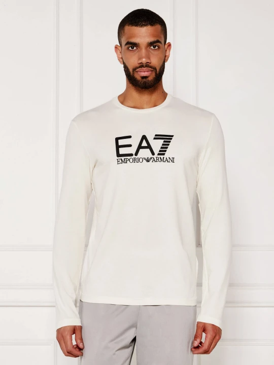 Zdjęcie produktu EA7 Longsleeve | Slim Fit ecru