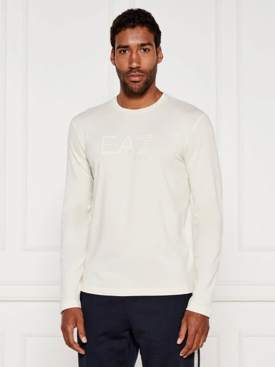 Zdjęcie produktu EA7 Longsleeve | Slim Fit kremowy