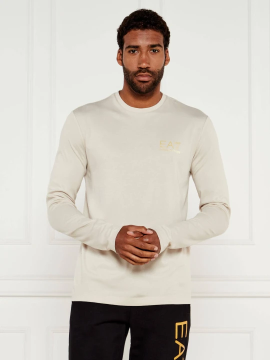 Zdjęcie produktu EA7 Longsleeve | Slim Fit beżowy