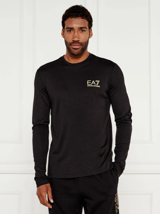 Zdjęcie produktu EA7 Longsleeve | Slim Fit czarny