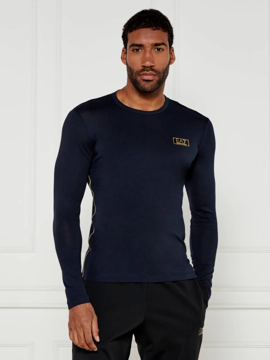 Zdjęcie produktu EA7 Longsleeve | Slim Fit granatowy
