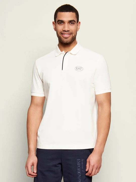 Zdjęcie produktu EA7 Polo | Regular Fit kremowy