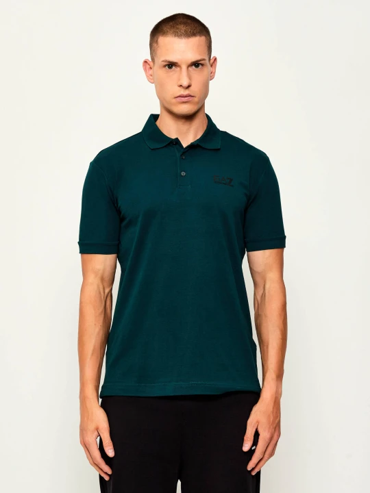 Zdjęcie produktu EA7 Polo | Regular Fit butelkowa zieleń