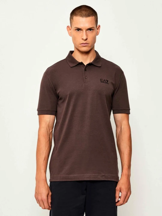 Zdjęcie produktu EA7 Polo | Regular Fit brązowy