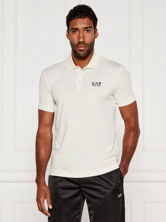 Zdjęcie produktu EA7 Polo | Regular Fit kremowy