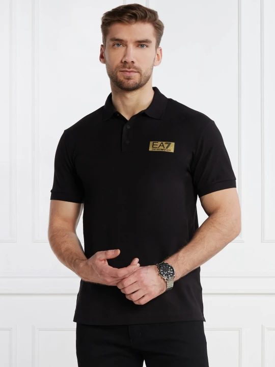 Zdjęcie produktu EA7 Polo | Regular Fit czarny