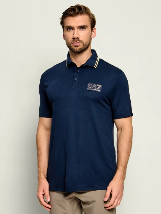 Zdjęcie produktu EA7 Polo | Regular Fit granatowy