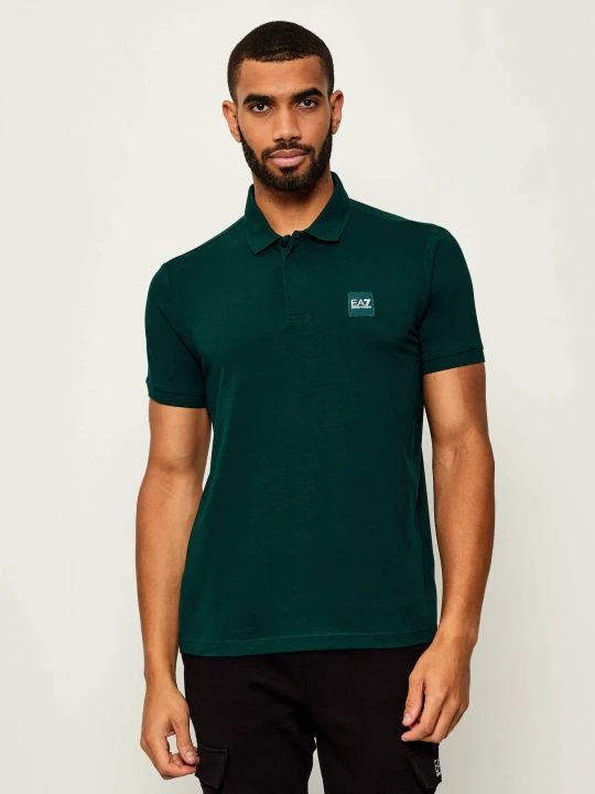 Zdjęcie produktu EA7 Polo | Slim Fit butelkowa zieleń