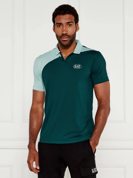 Zdjęcie produktu EA7 Polo | Slim Fit butelkowa zieleń