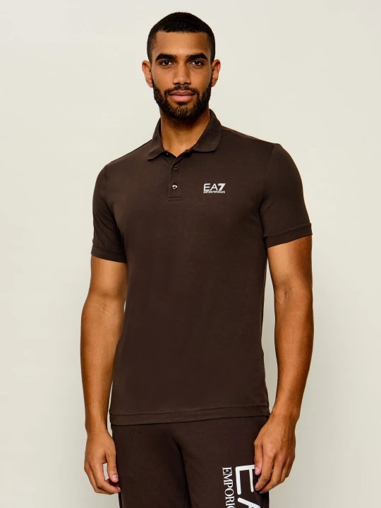 Zdjęcie produktu EA7 Polo | Slim Fit brązowy