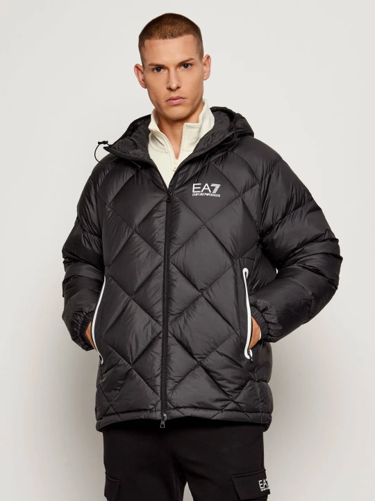 Zdjęcie produktu EA7 Puchowa kurtka | Modern fit czarny