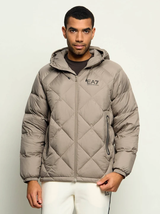 Zdjęcie produktu EA7 Puchowa kurtka | Modern fit beżowy