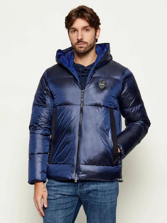Zdjęcie produktu EA7 Puchowa kurtka | Regular Fit granatowy