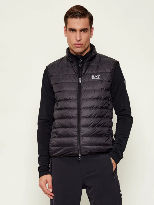 Zdjęcie produktu EA7 Puchowy bezrękawnik | Regular Fit czarny