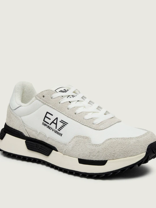 Zdjęcie produktu EA7 Sneakersy | zamsz biały