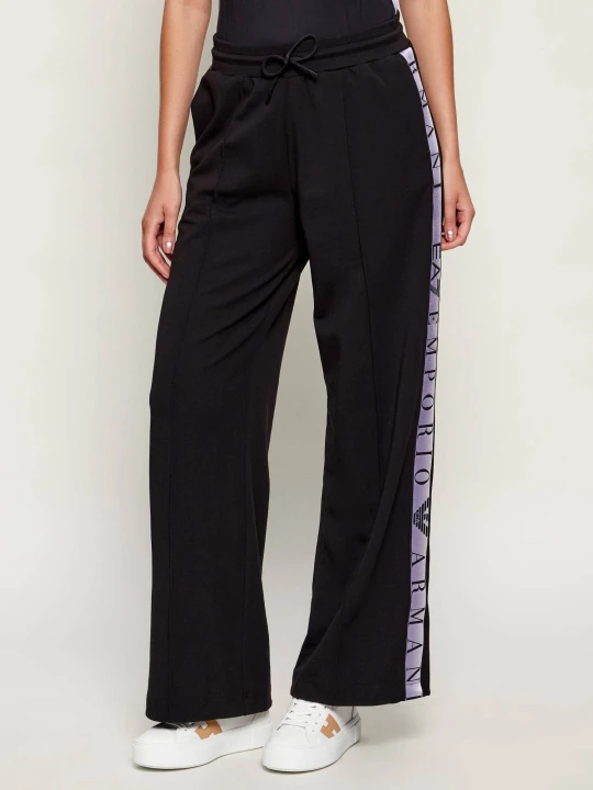 Zdjęcie produktu EA7 Spodnie dresowe | Boyfriend fit czarny