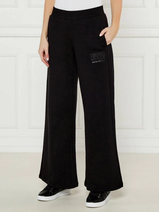 Zdjęcie produktu EA7 Spodnie dresowe | flare fit czarny