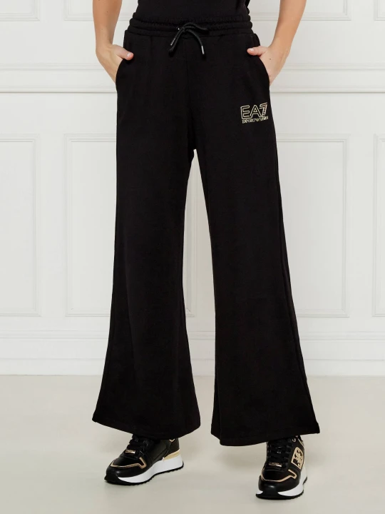 Zdjęcie produktu EA7 Spodnie dresowe | flare fit czarny