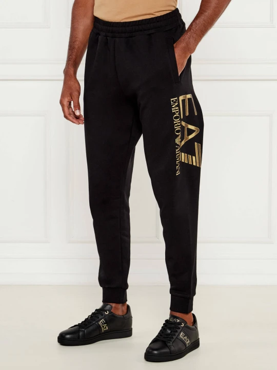 Zdjęcie produktu EA7 Spodnie dresowe | Regular Fit czarny