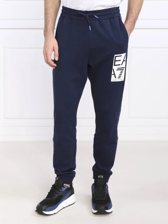 Zdjęcie produktu EA7 Spodnie dresowe | Regular Fit granatowy