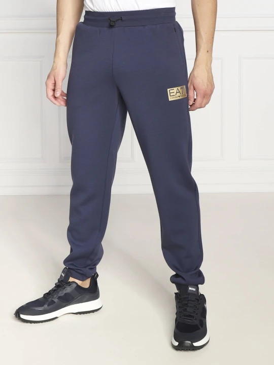 Zdjęcie produktu EA7 Spodnie dresowe | Regular Fit granatowy