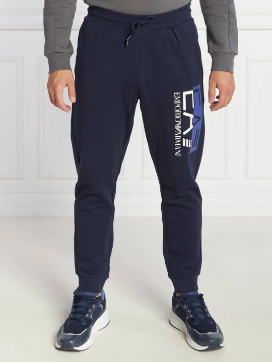 Zdjęcie produktu EA7 Spodnie dresowe | Regular Fit granatowy