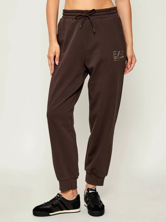 Zdjęcie produktu EA7 Spodnie dresowe | Relaxed fit brązowy