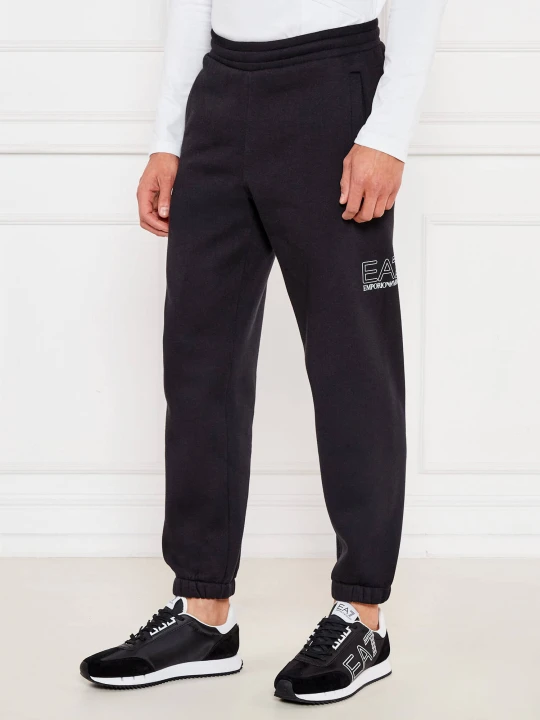 Zdjęcie produktu EA7 Spodnie dresowe | Relaxed fit czarny