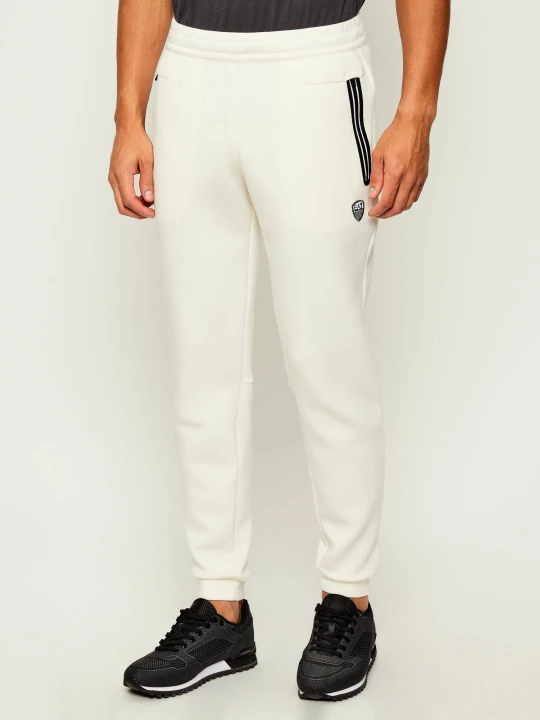 Zdjęcie produktu EA7 Spodnie dresowe | Slim Fit ecru