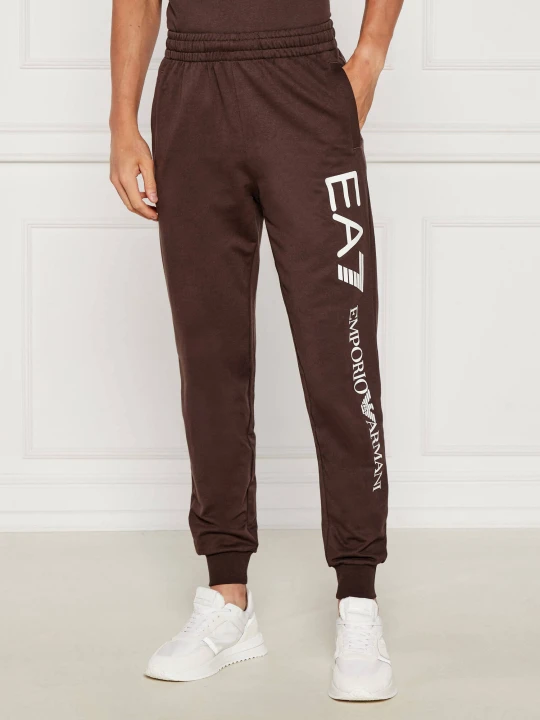 Zdjęcie produktu EA7 Spodnie dresowe | Slim Fit brązowy