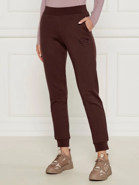 Zdjęcie produktu EA7 Spodnie dresowe | Slim Fit brązowy