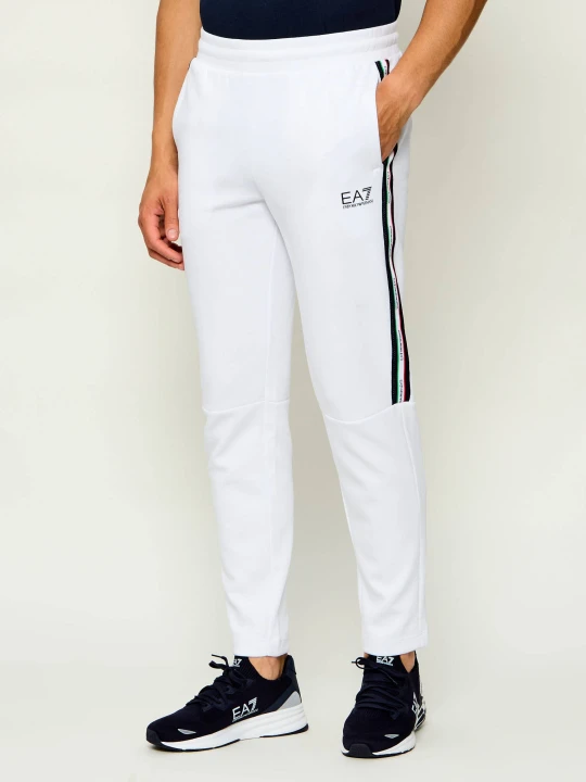 Zdjęcie produktu EA7 Spodnie dresowe | Slim Fit biały