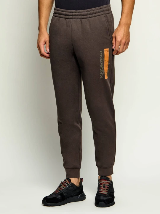 Zdjęcie produktu EA7 Spodnie dresowe | Slim Fit brązowy