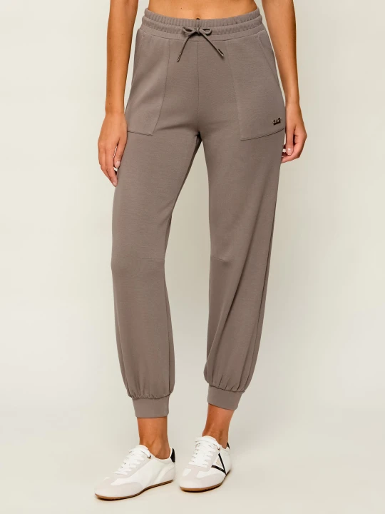 Zdjęcie produktu EA7 Spodnie jogger | Relaxed fit beżowy