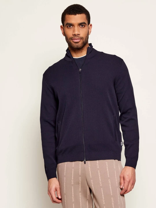 Zdjęcie produktu EA7 Sweter | Regular Fit granatowy