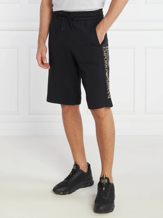 Zdjęcie produktu EA7 Szorty BERMUDA | Regular Fit granatowy