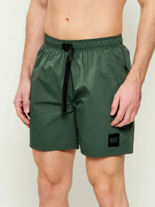 Zdjęcie produktu EA7 Szorty kąpielowe | Regular Fit zielony