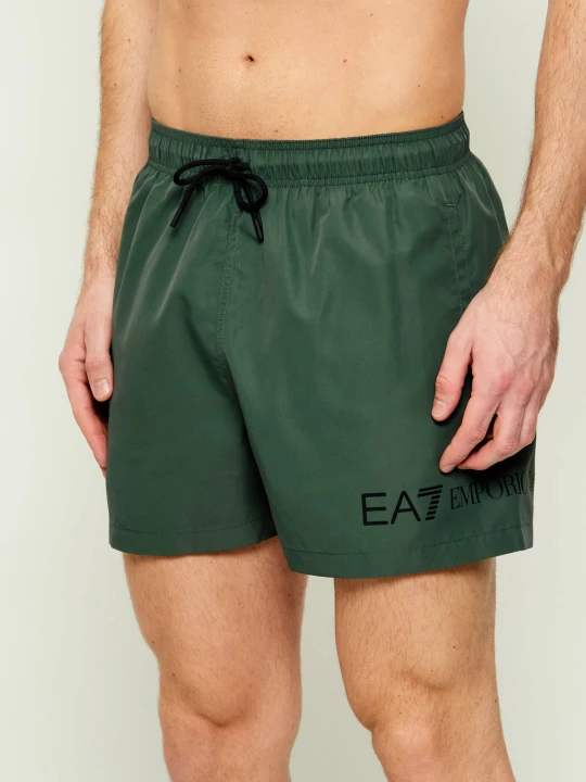 Zdjęcie produktu EA7 Szorty kąpielowe | Regular Fit zielony