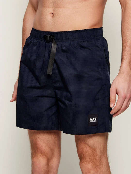 Zdjęcie produktu EA7 Szorty kąpielowe | Regular Fit granatowy