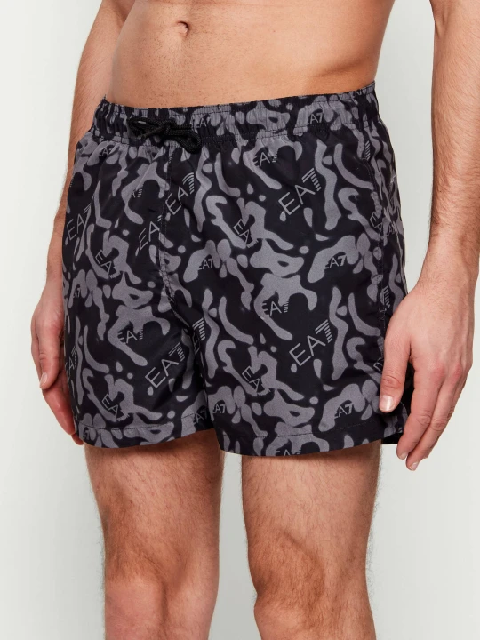 Zdjęcie produktu EA7 Szorty kąpielowe | Regular Fit czarny