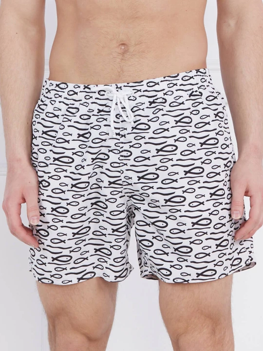 Zdjęcie produktu EA7 Szorty kąpielowe | Regular Fit biały