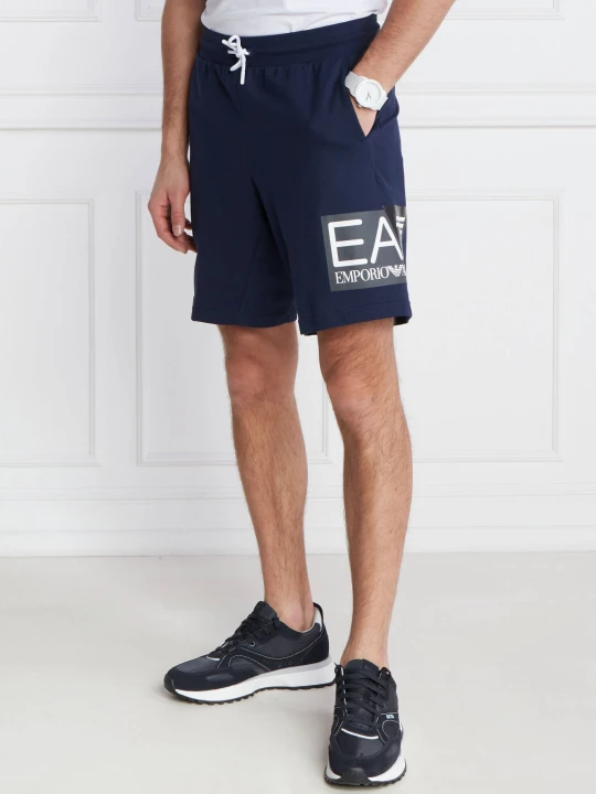 Zdjęcie produktu EA7 Szorty | Regular Fit granatowy