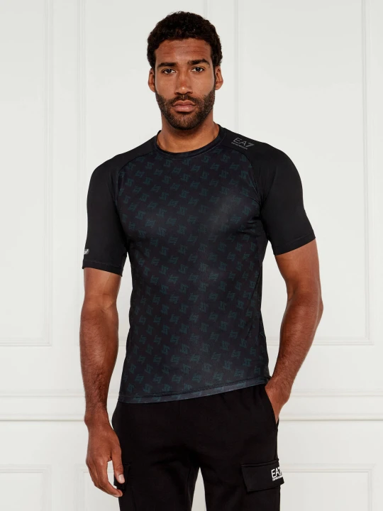 Zdjęcie produktu EA7 T-shirt | Extra slim fit czarny